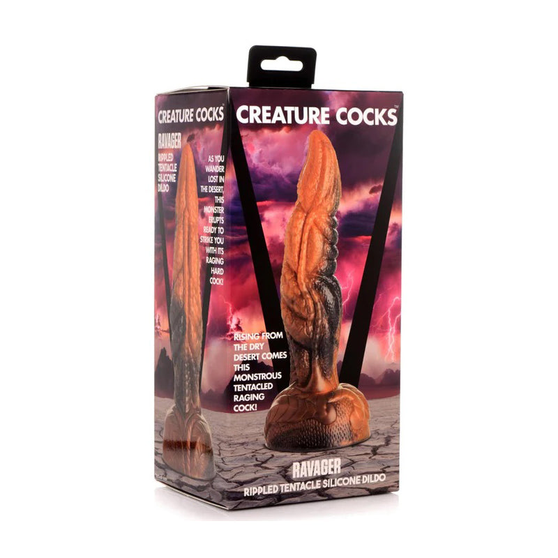 Creature Cock Ravager Rippled Tentacle Dildo