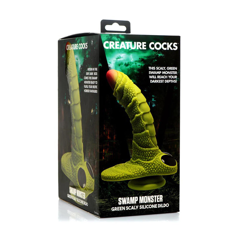 Swamp Monster Green Scaly Dildo