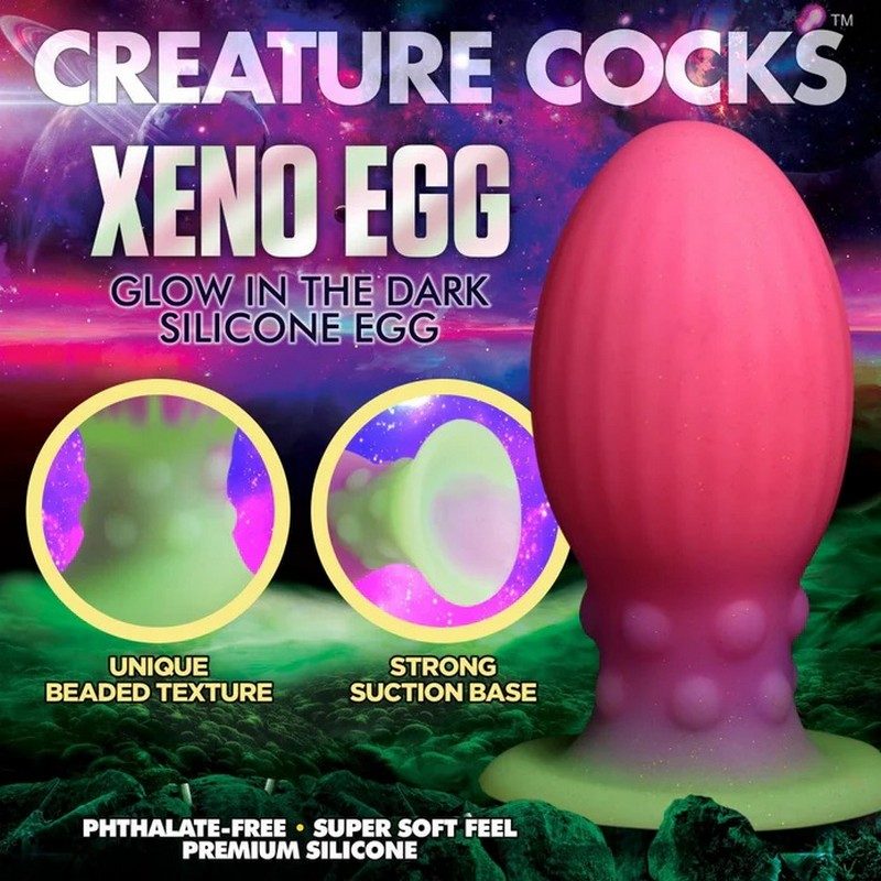 XL Xeno Glow Silicone Egg