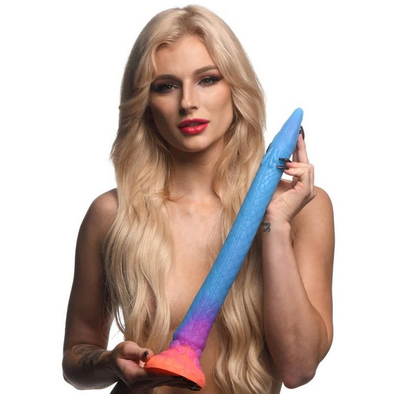 Creature Cock Makara Glow Silicone Snake Dildo