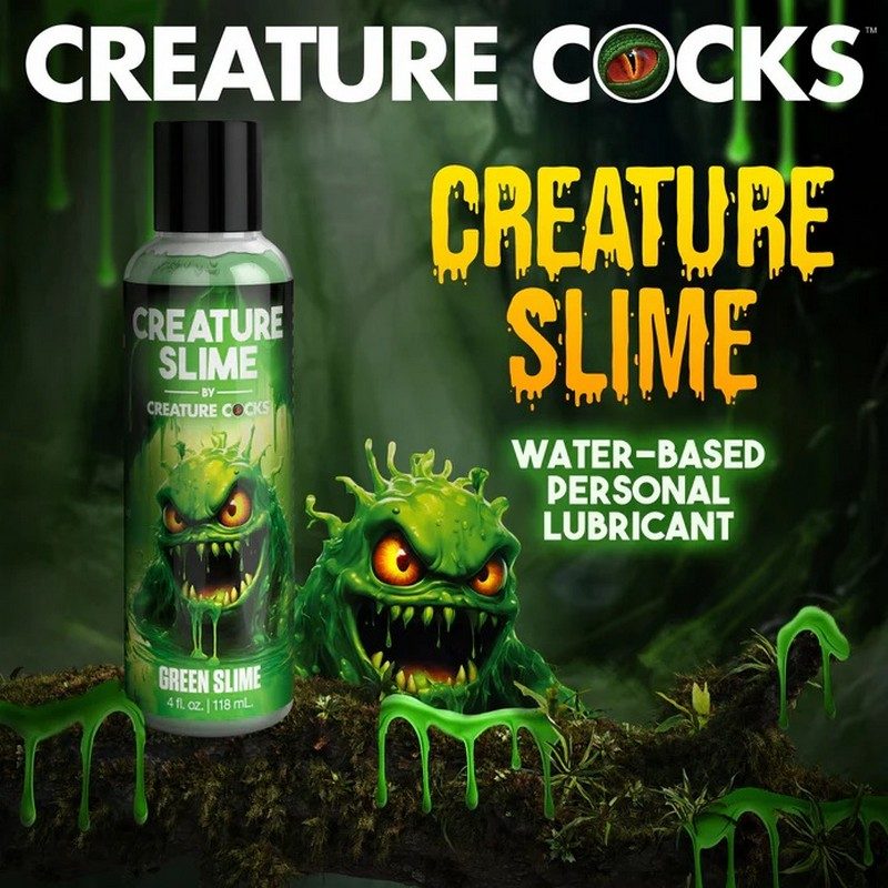 4 oz Creature Slim Water-Based Green Slim Lube