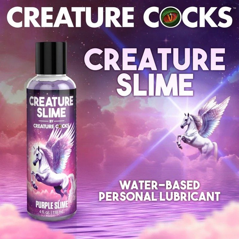 4 oz Creature Slime Water-Based Purple Slime Lube