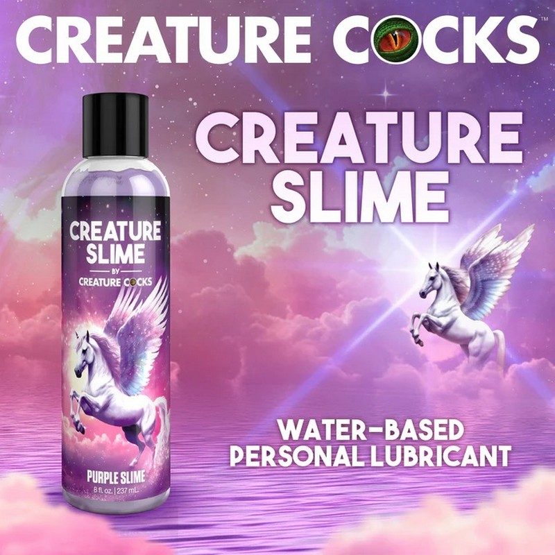 8 oz Creature Slime Water-Based Purple Slime Lube