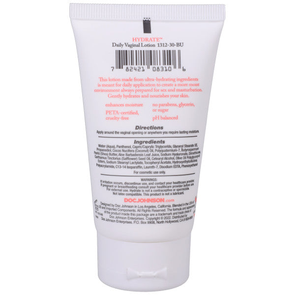 Intimate Enhancements - Hydrate - Daily Vaginal Lotion - 2 oz.