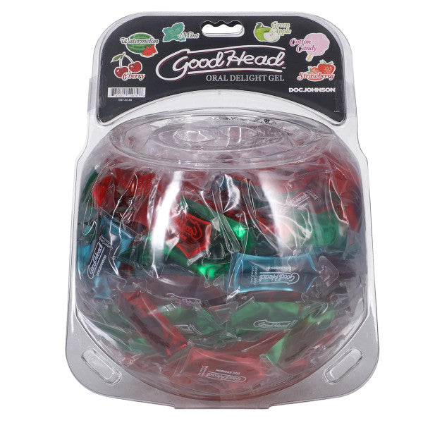 GoodHead - Oral Delight Gel - Pillow Packs - Fish Bowl Display - 216 Assorted Pieces