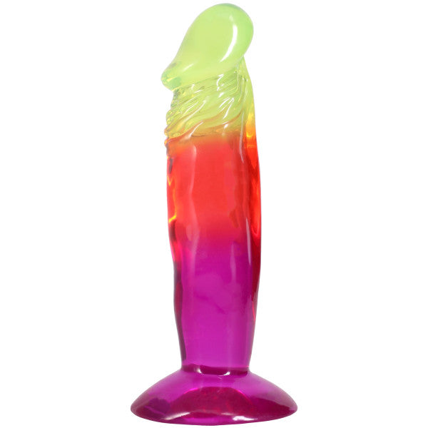 Crystal Jellies - 6.5 Inch Dong - Rainbow