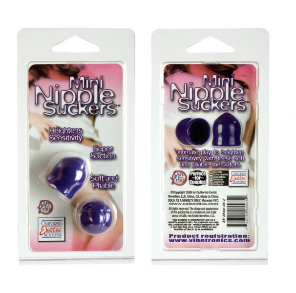 Mini Nipple Suckers - Purple