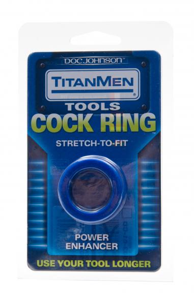 Titanmen Tools Cock Ring Blue