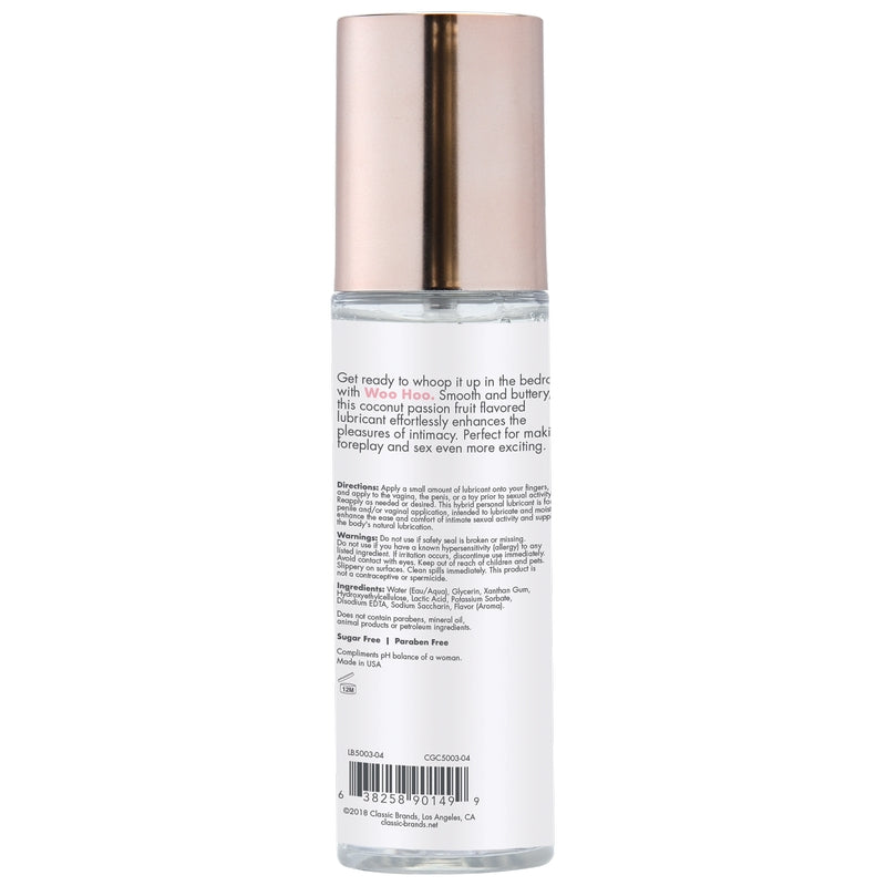 CG Woo Hoo Personal Lubricant 4.4 oz Coconut Passion
