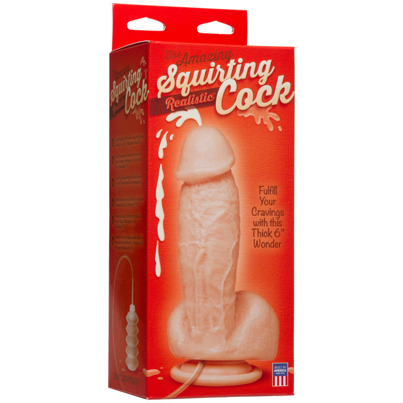 The Amazing Squirting Realistic Cock White