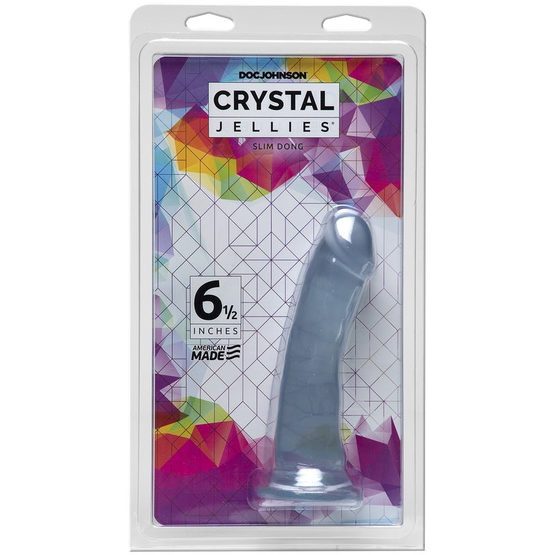 CD  Crystal Jellies  Slim Dong 6.5" Clear