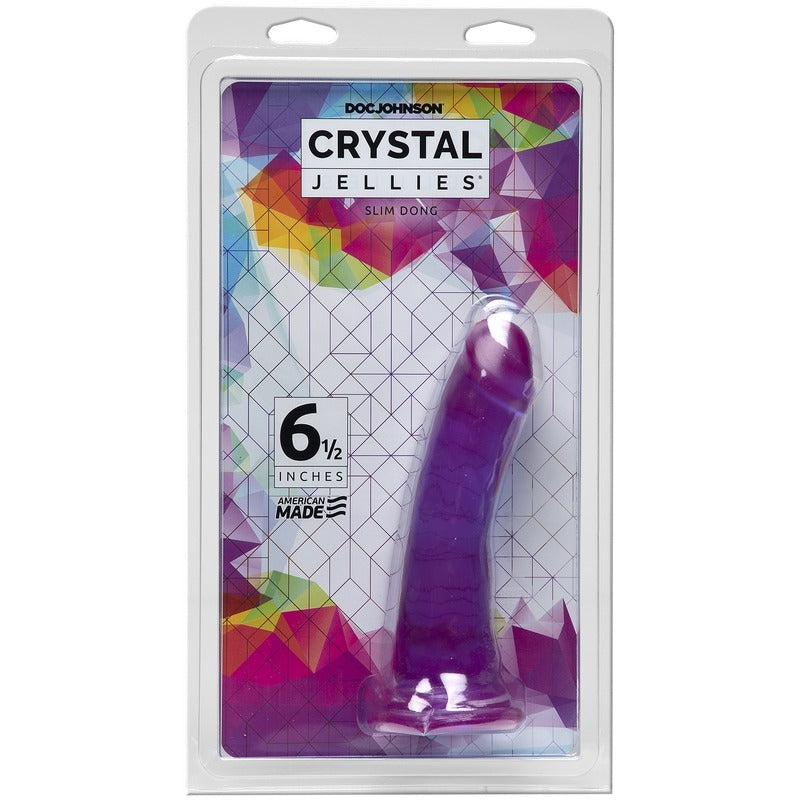 CD  Crystal Jellies  Slim Dong 6.5" Purple
