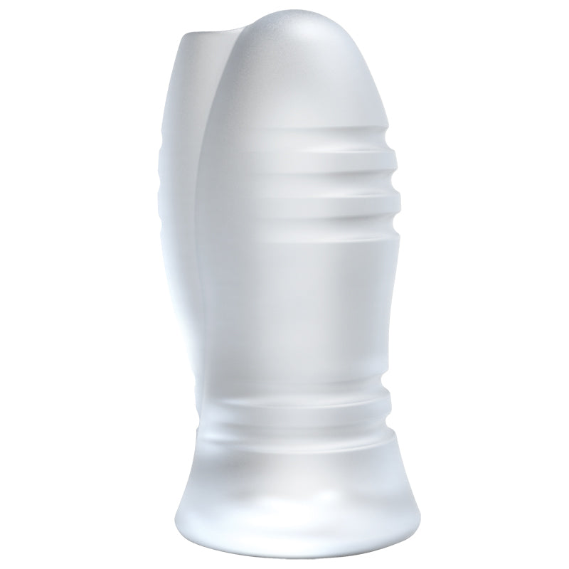 OptiMALE Vibrating Stroker Massage Beads Frost