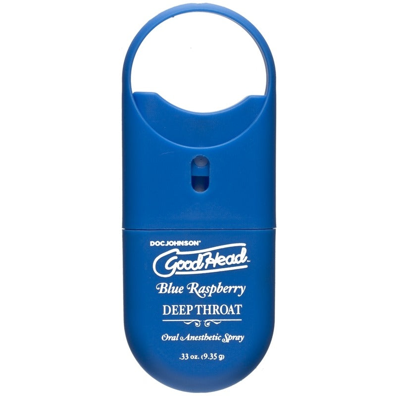 GoodHead To-Go Deep Throat Spray Blue Raspberry