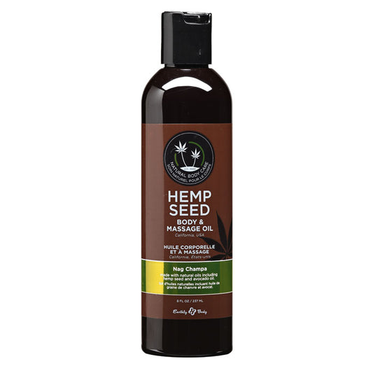 8 oz. Hemp Seed Massage OilNag Champa