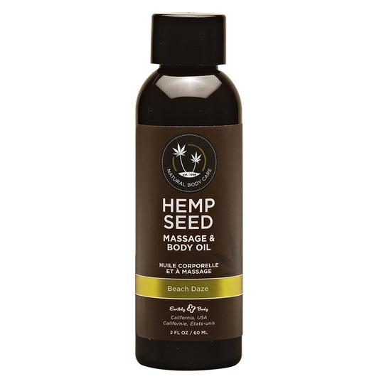 2 oz. Hemp Seed Massage Oil Beach Daze