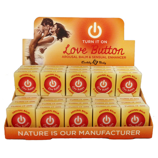 Love Button Arousal Balm For Him & Her Display of 30
