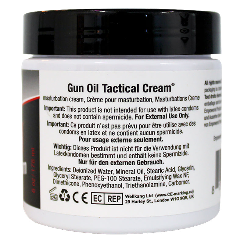 6 oz Jar Gun Oil Tactical Cream