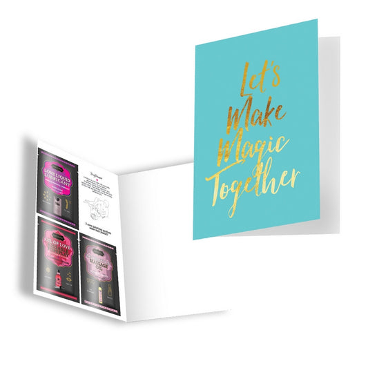 Naughty Notes Greeting Card Lets Make Magic Together