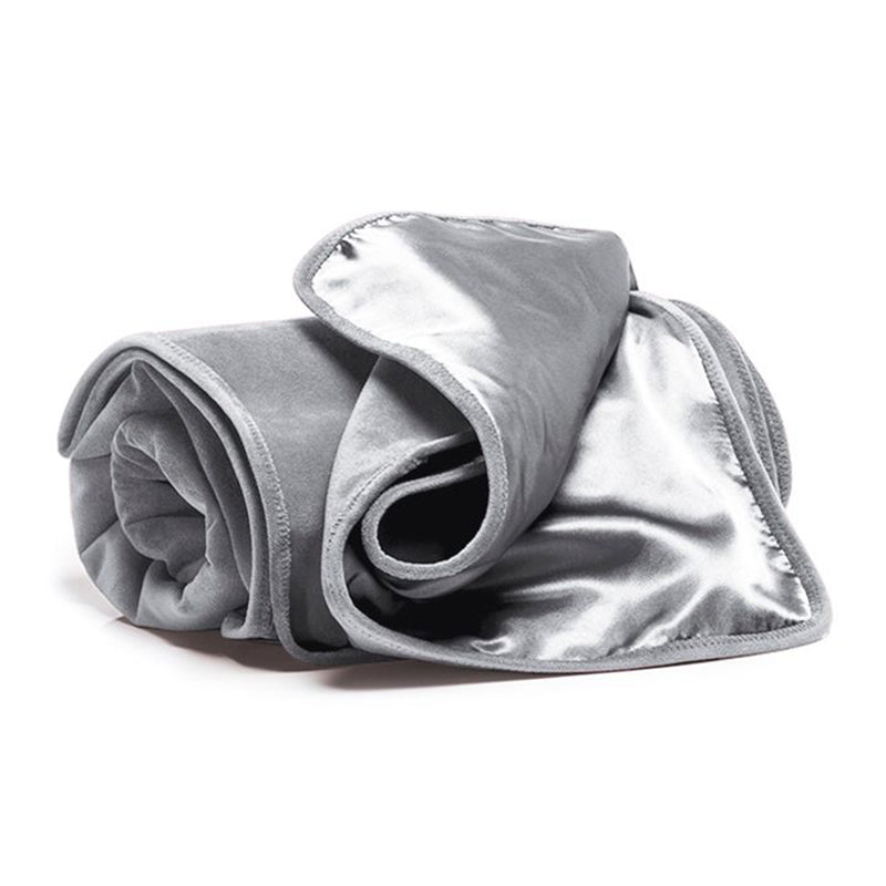 Fascinator Throw Travel Size Platinum