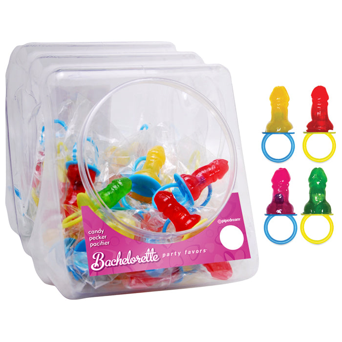 Bachelorette Party Favors Candy Pecker Pacifier (Display of 48)