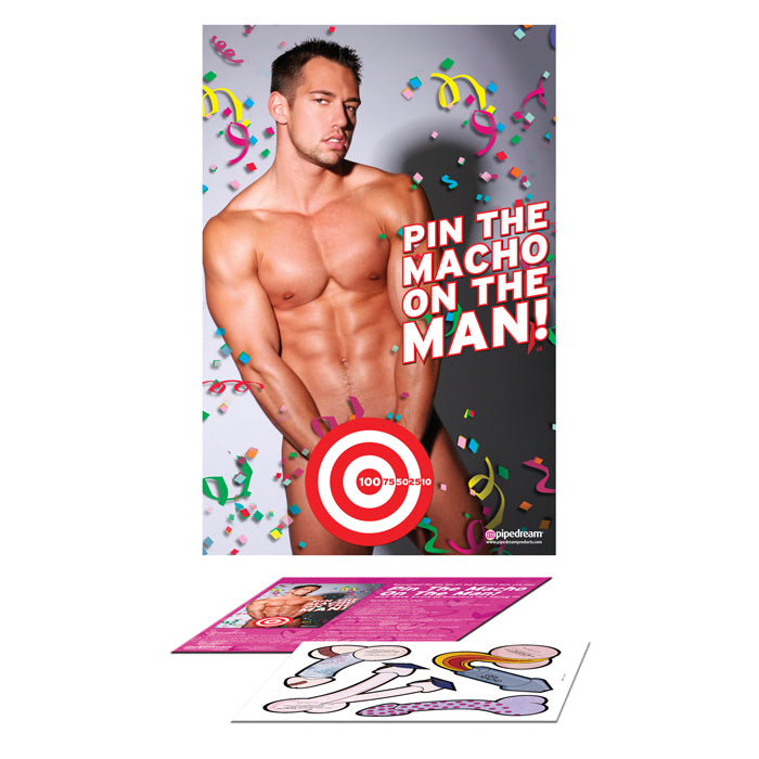 Pin the Macho on the Man Game  EACH