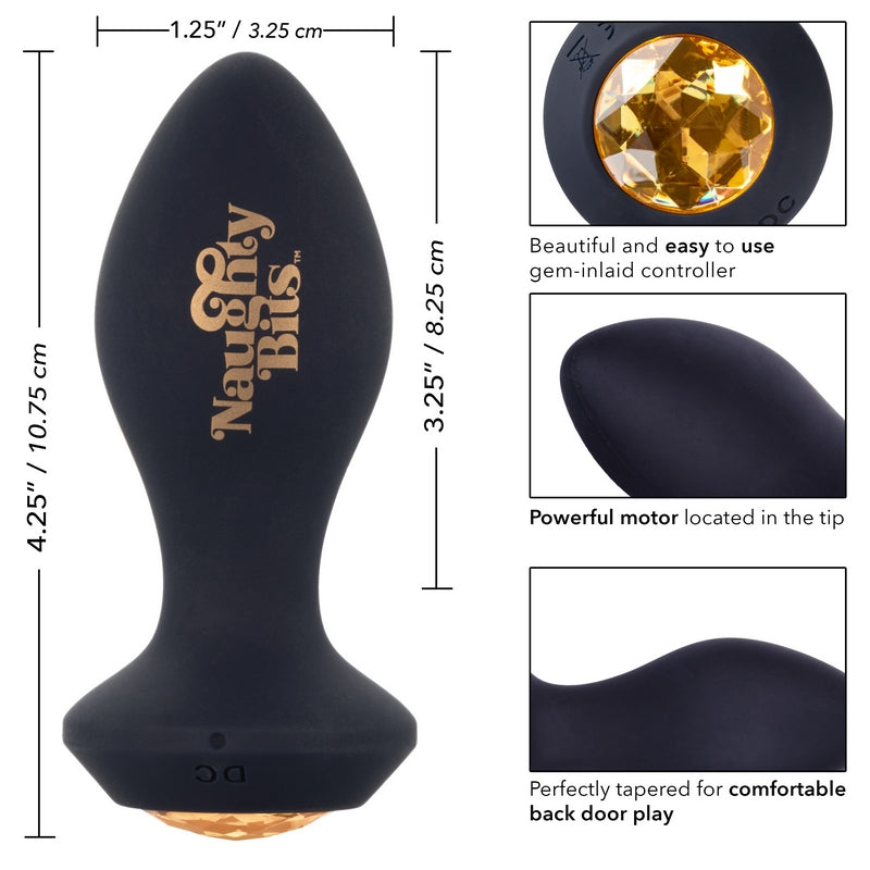 Naughty Bits Vibrating Butt Plug Shake Your Ass