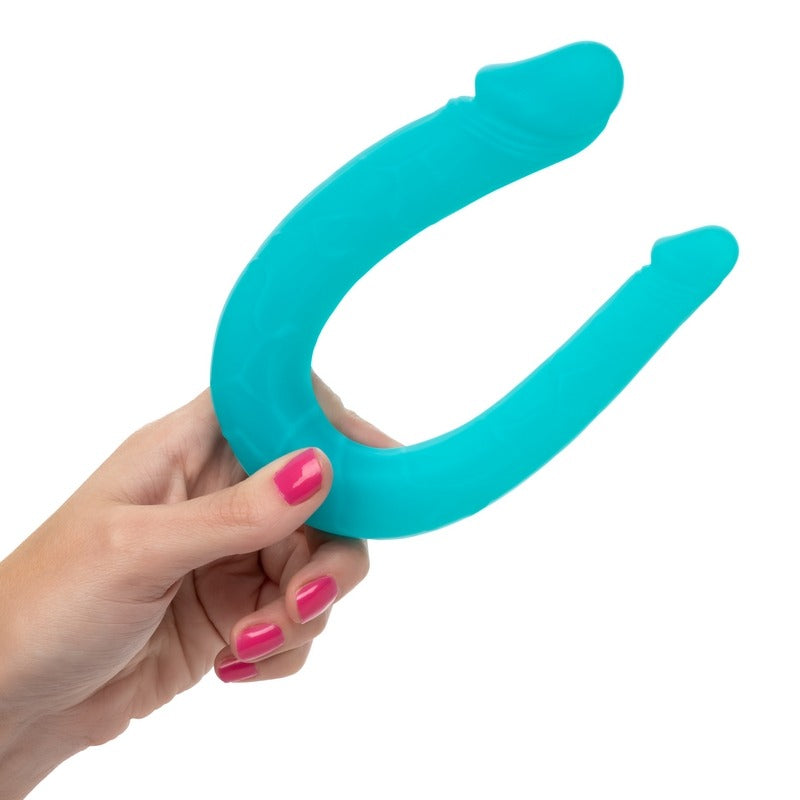 Silicone Double Dong AC/DC Dong Teal