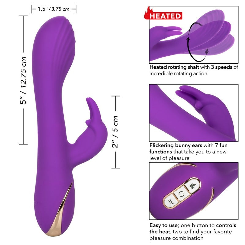 Jack Rabbit Heated Silicone Rotating G Rabbit
