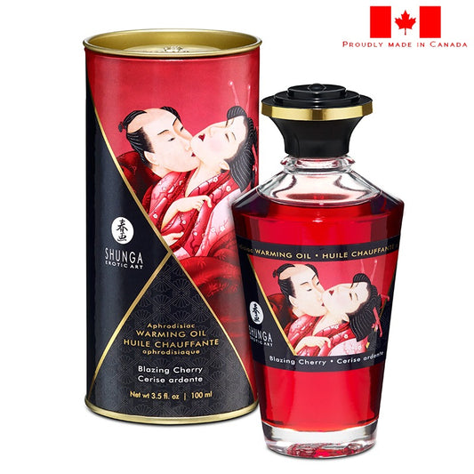Warming Massage Oil 100 ml Cherry