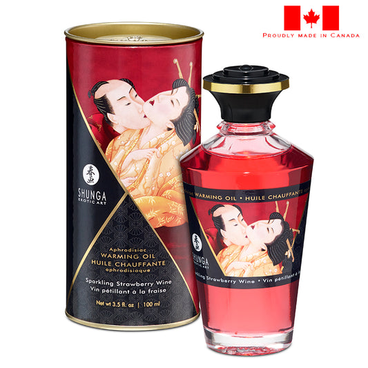 Warming Massage Oil 100 ml Strawberry