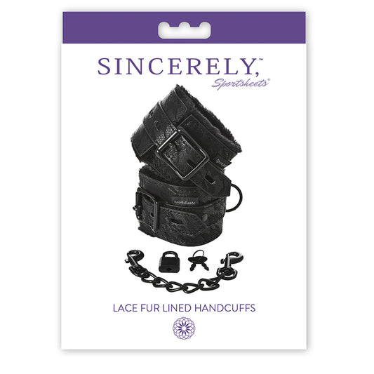Lace Fur Lined Handcuffs