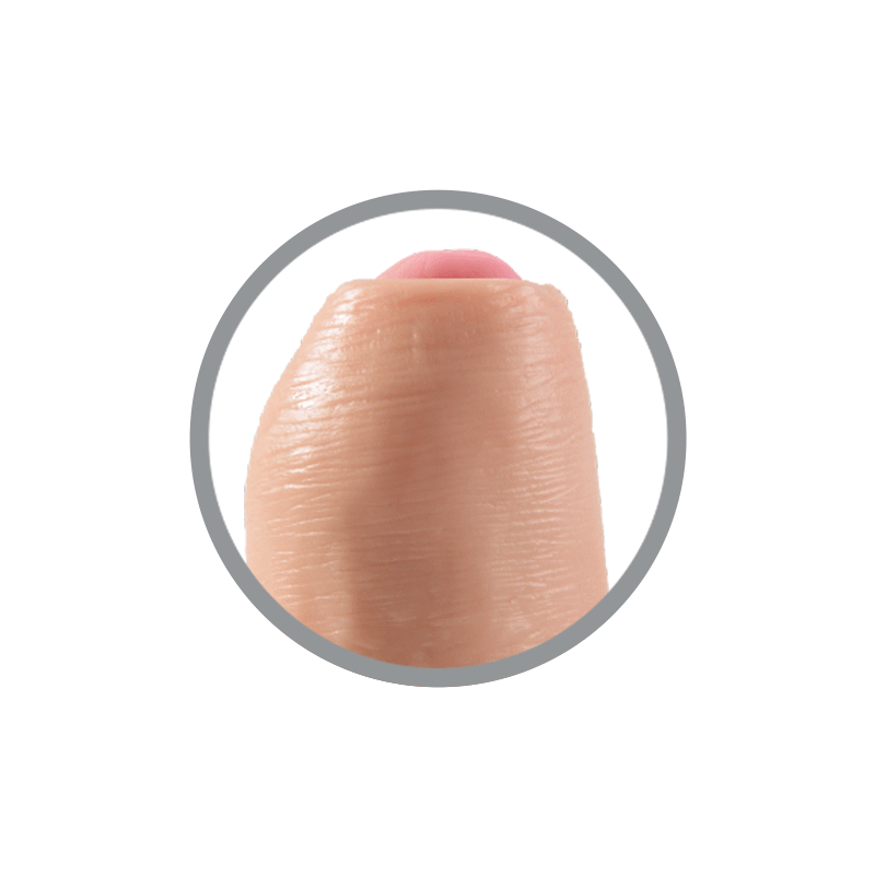 King Cock 7 Uncut Tan