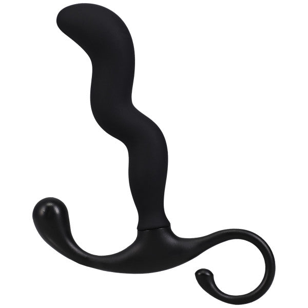 OptiMALE - Zig Zag Silicone P-Massager - Black