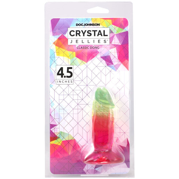 Crystal Jellies - 4.5 Inch Dong - Rainbow