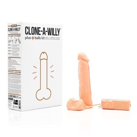 Vibrating Clone-A-Willy With BALLS