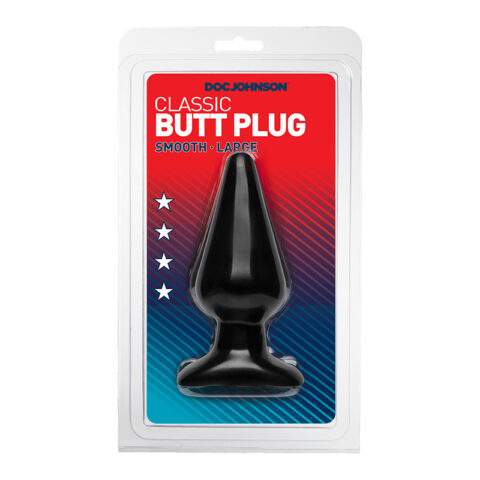 D0244-06 CD Butt Plug Large Black