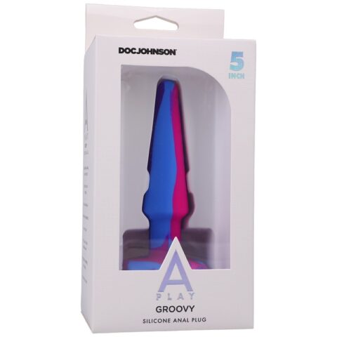 A-Play Groovy 5” Anal Plug Berry