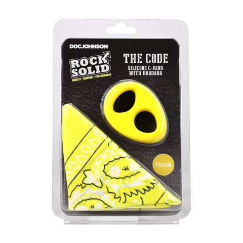 The Code Silicone C-Ring w/Bandana Yellow