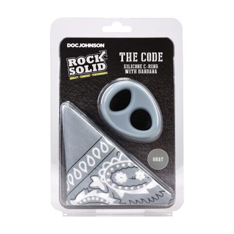The Code Silicone C-Ring w/Bandana Gray