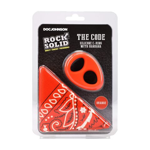 The Code Silicone C-Ring w/Bandana Orange