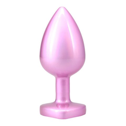 D7017-17 BXBooty BlingHeart Diamond PlugLarge Pink