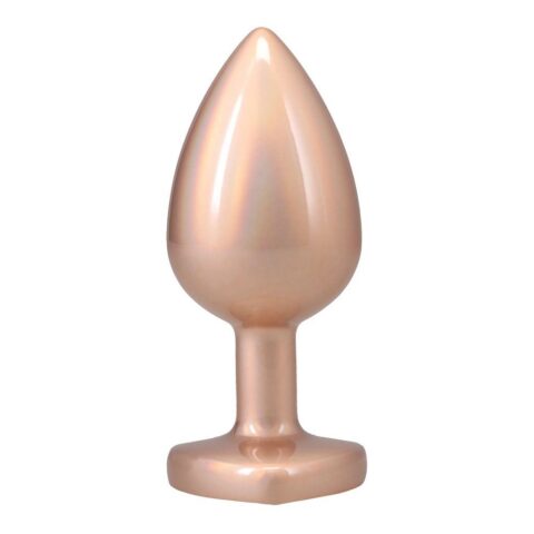 D7017-20 BXBooty BlingHeart Diamond PlugLarge Gold