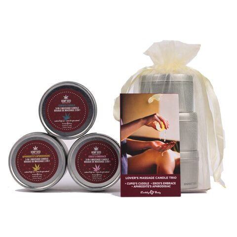 Valentine’s Day 3 in 1 Massage Candle Trio Three 1.75 oz Candles (SEASONAL - LIMITED SUPPLY)