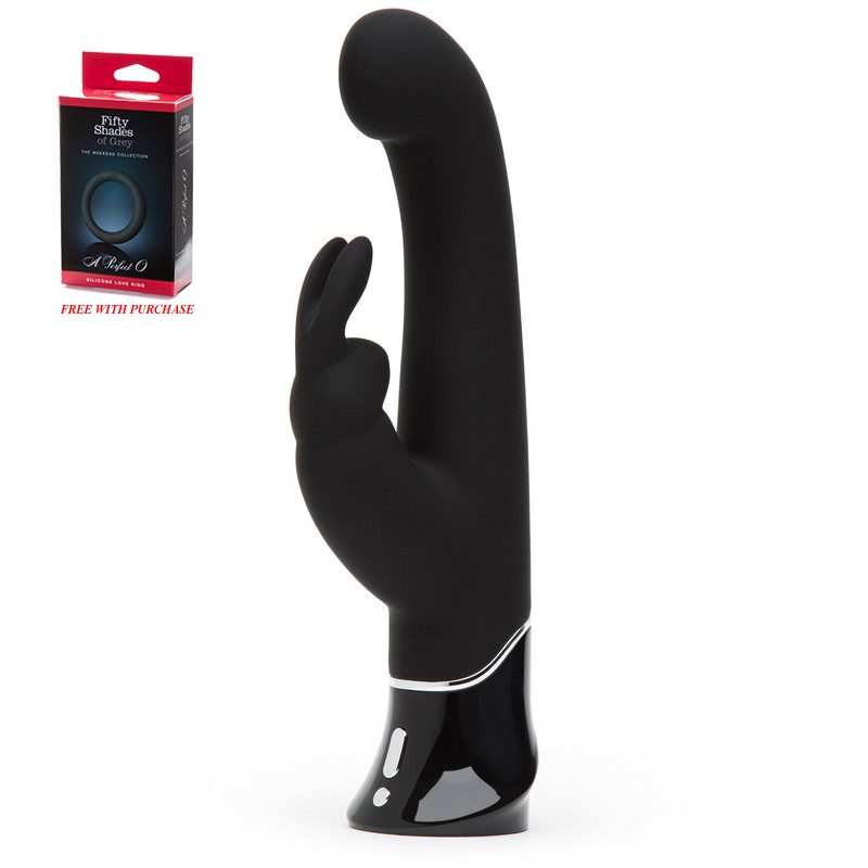 Greedy Girl Rechargeable G-Spot Rabbit FREE COCK RING WITH PURCHASE