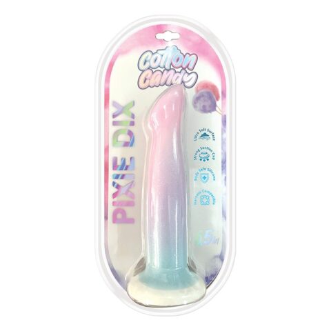 Pixie Dix 6.5" Silicon Dildo Cotton Candy