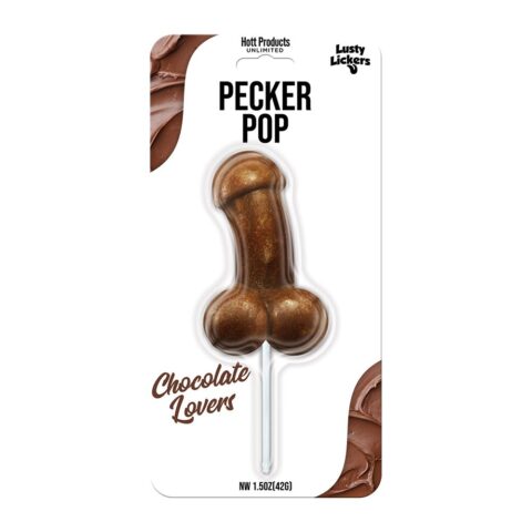Lusty Lickers Pecker Pop Chocolate