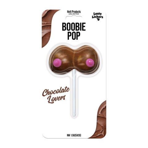 Lusty Lickers Boobie Pop Chocolate