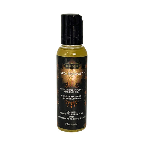 Sex Magnet 2 oz Massage Oil Leather Scent