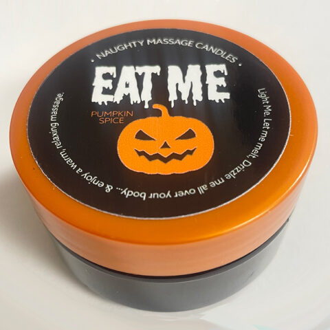 1.7 oz Massage Candle “Eat Me” Pumkin Spice